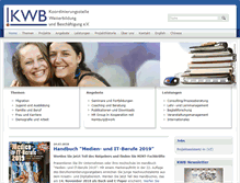 Tablet Screenshot of kwb.de