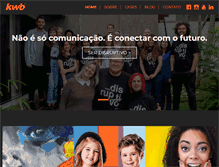 Tablet Screenshot of kwb.com.br